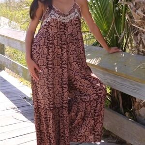 NWT Natural Life Wide Leg Jumpsuit